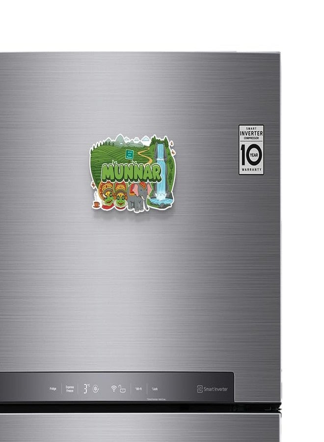 Suruv Munnar Fridge Magnets, Glossy Finish, Stylish Magnet for Fridge, Wardrobe & Metal Surfaces - Image 3